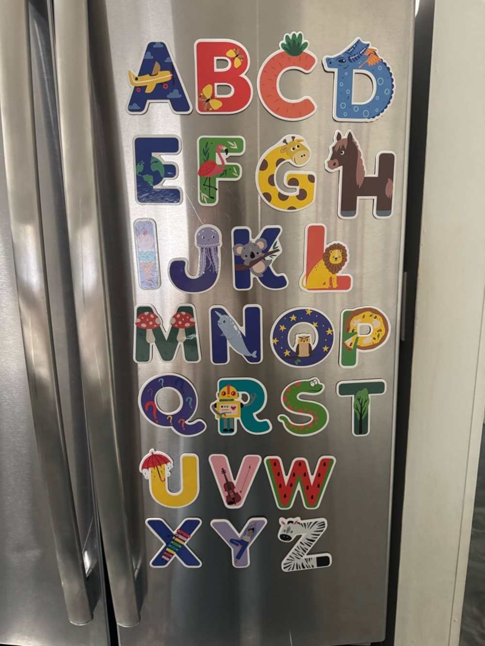 Colorful ABC Animal Alphabet Magnetic Letters for Kids